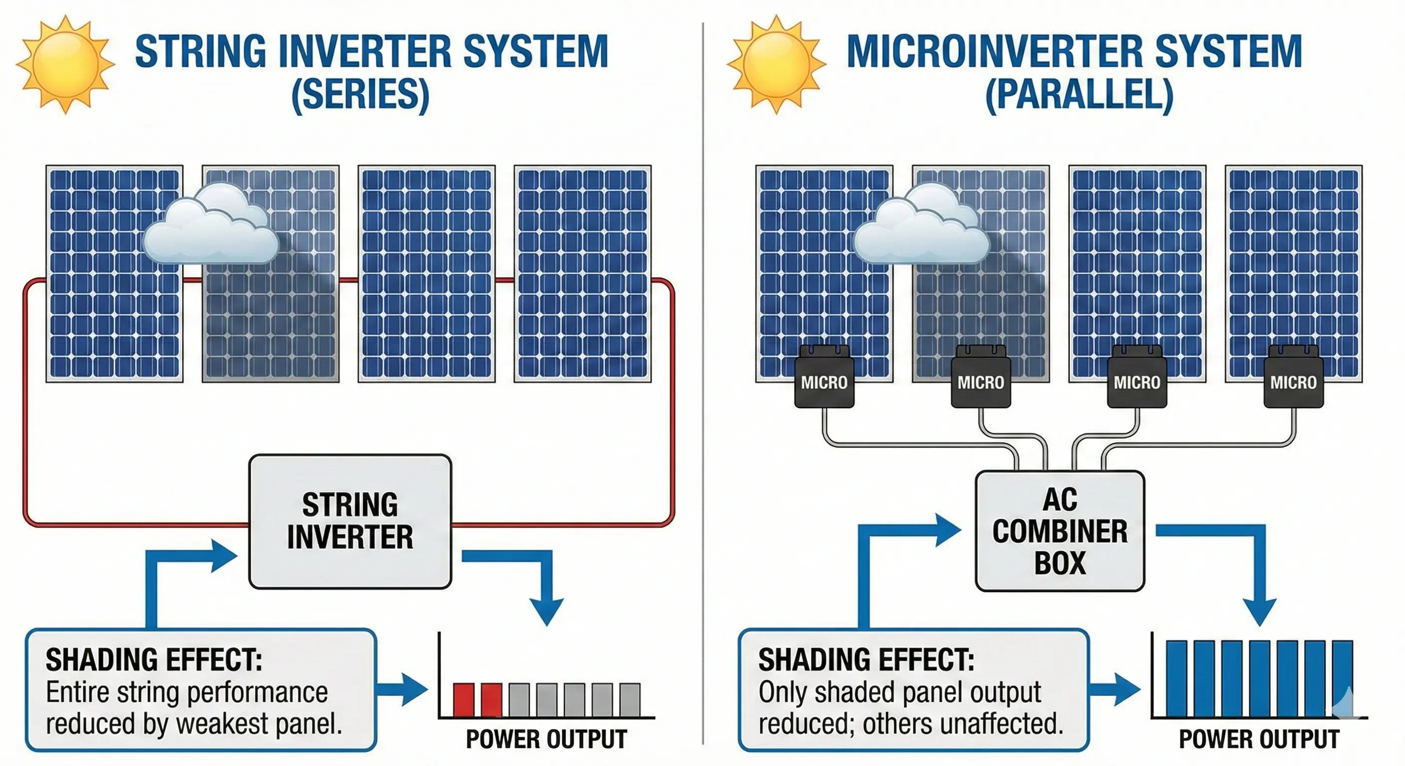 String Inverters vs. Microinverters