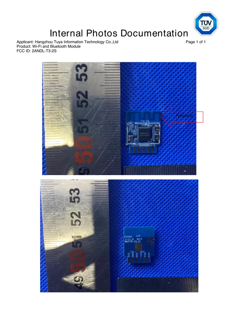 2S Reset & Teardown (FCC ID 2ANDL-T3-2S)