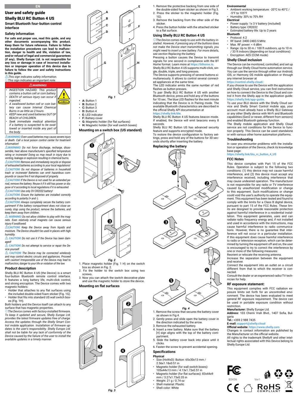 BLURCBUTTON4U Manual
