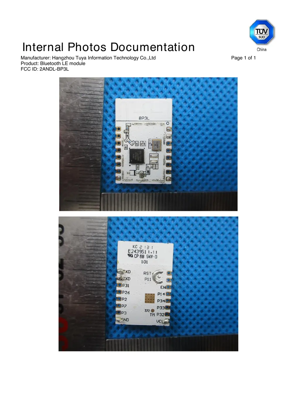 BP3L Reset & Teardown (FCC ID 2ANDL-BP3L)