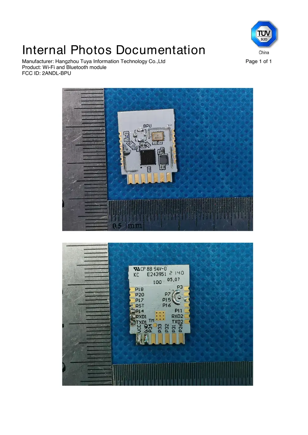 BPU Reset & Teardown (FCC ID 2ANDL-BPU)