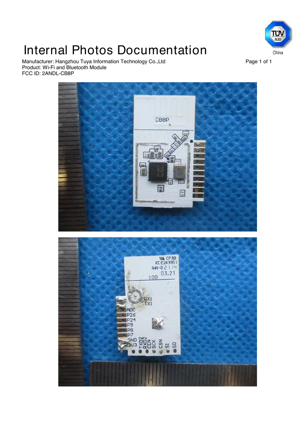 CB8P Reset & Teardown (FCC ID 2ANDL-CB8P)