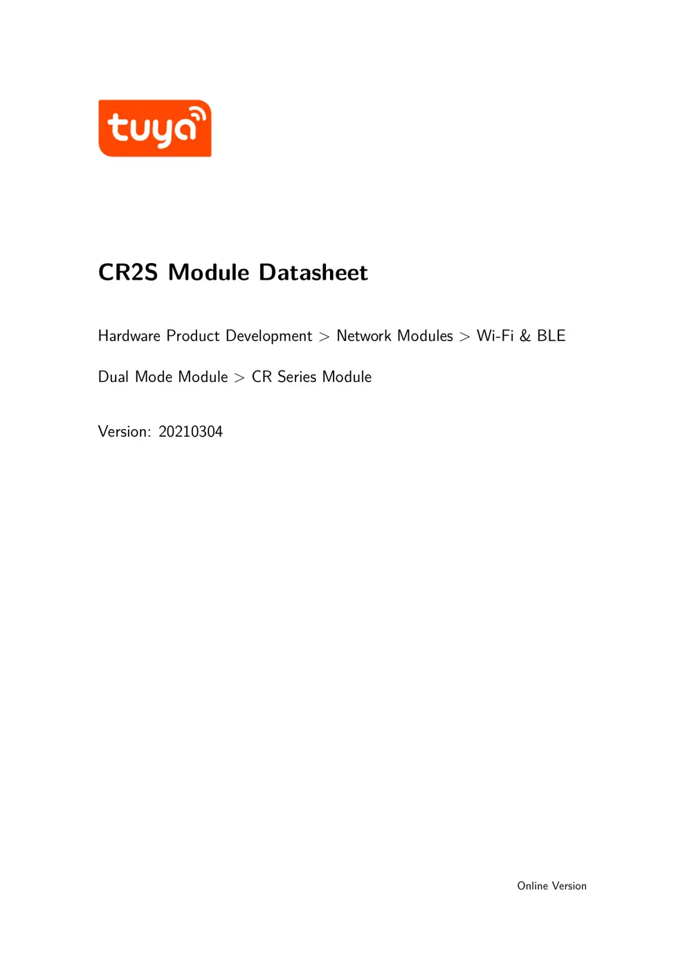 CR2S Manual