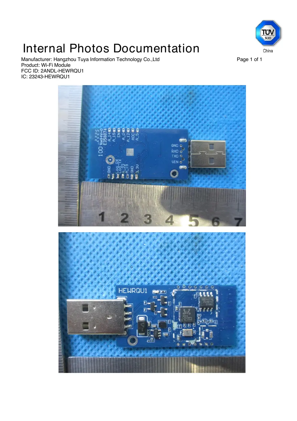 HEWRQU1 Reset & Teardown (FCC ID 2ANDL-HEWRQU1)