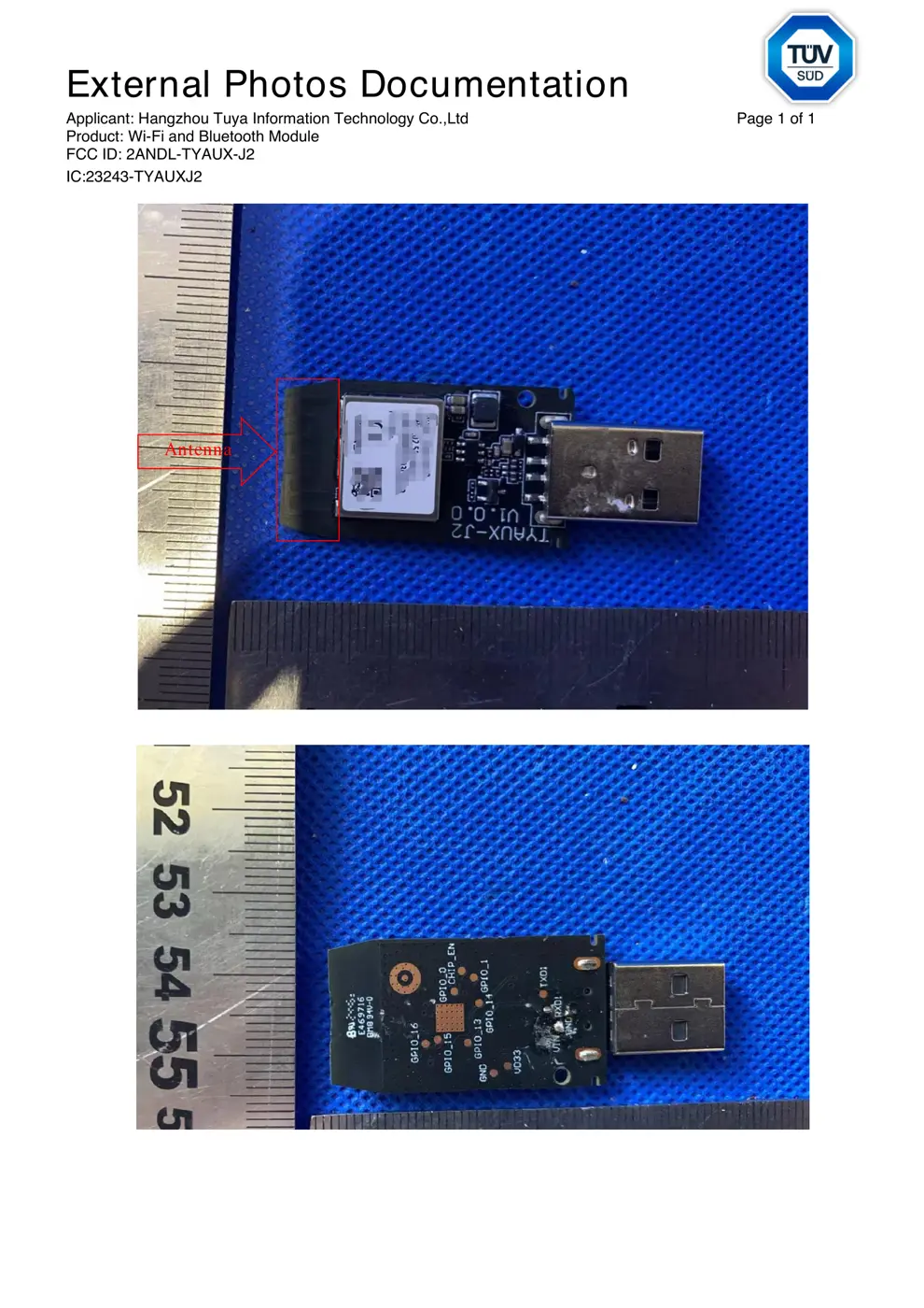 J2 Reset & Teardown (FCC ID 2ANDL-TYAUX-J2)