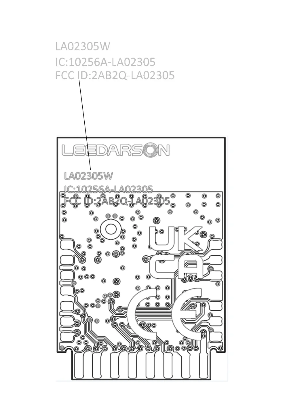 LA02305 Reset & Teardown (FCC ID 2AB2Q-LA02305)