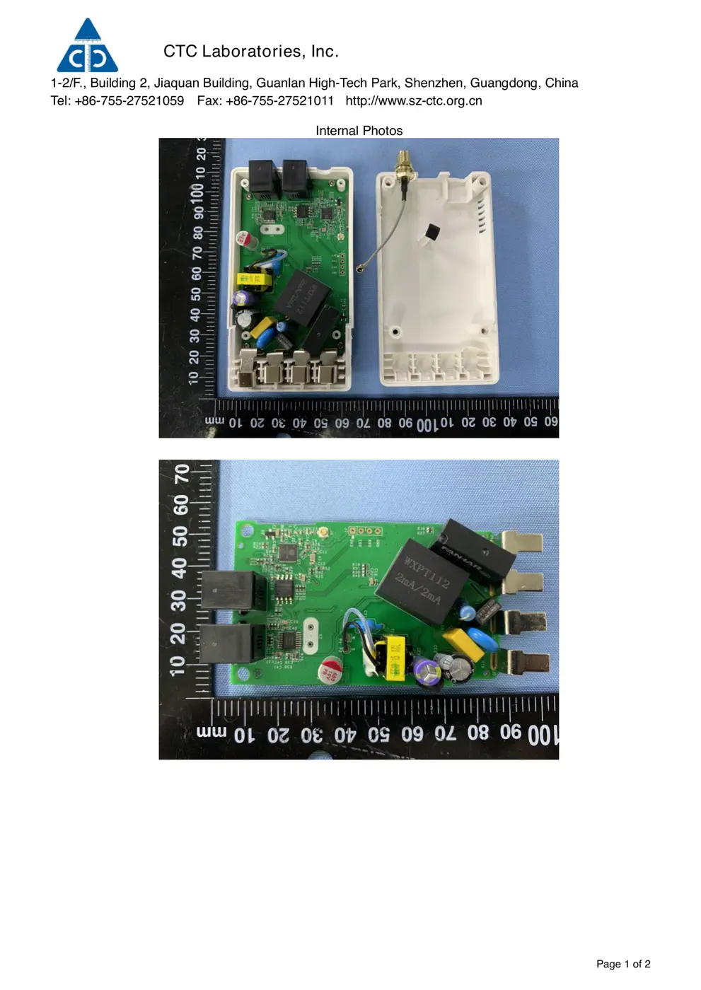 POWCT Reset & Teardown (FCC ID 2APN5POWCT)