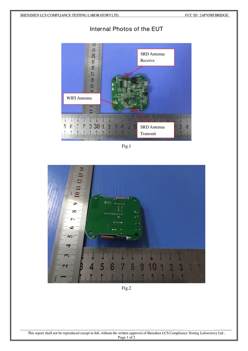 RFBRIDGE Reset & Teardown (FCC ID 2APN5RFBRIDGE)