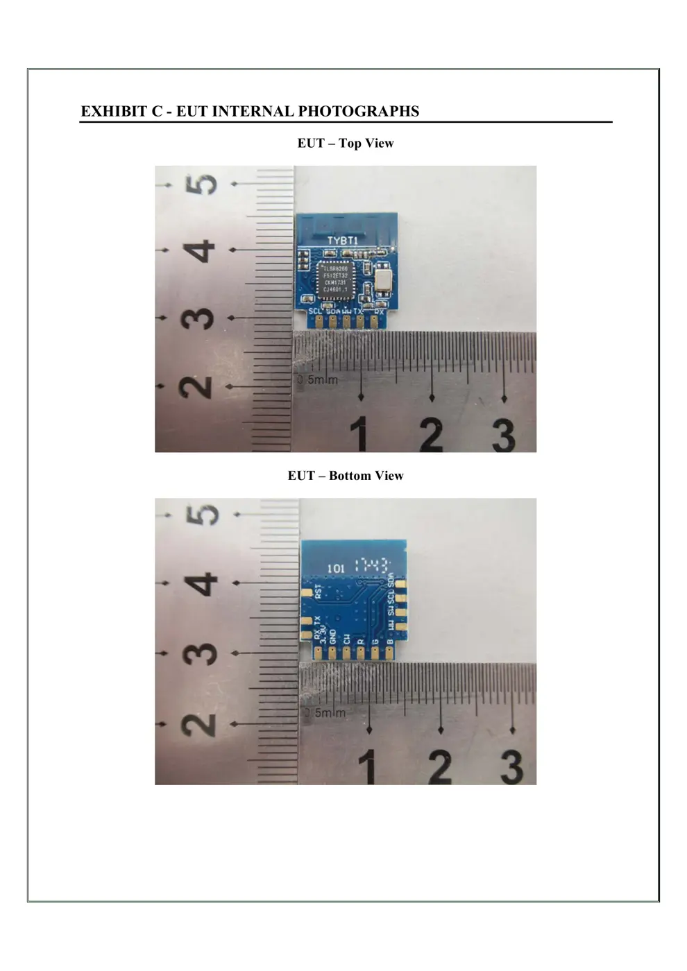TYBT1 Reset & Teardown (FCC ID 2ANDL-TYBT1)