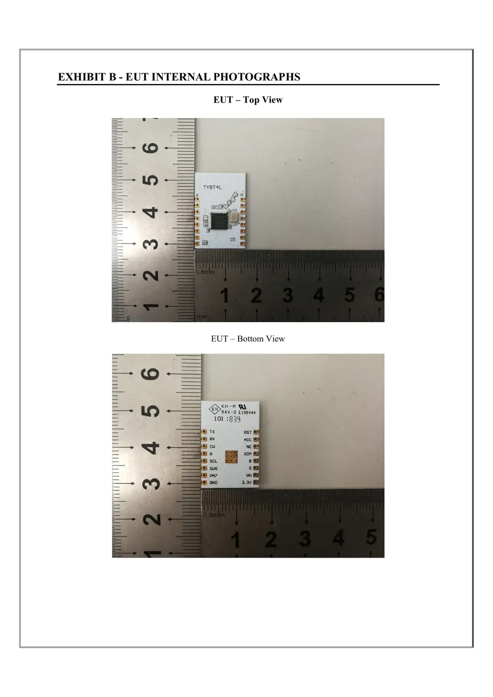 TYBT4L Reset & Teardown (FCC ID 2ANDL-TYBT4L)