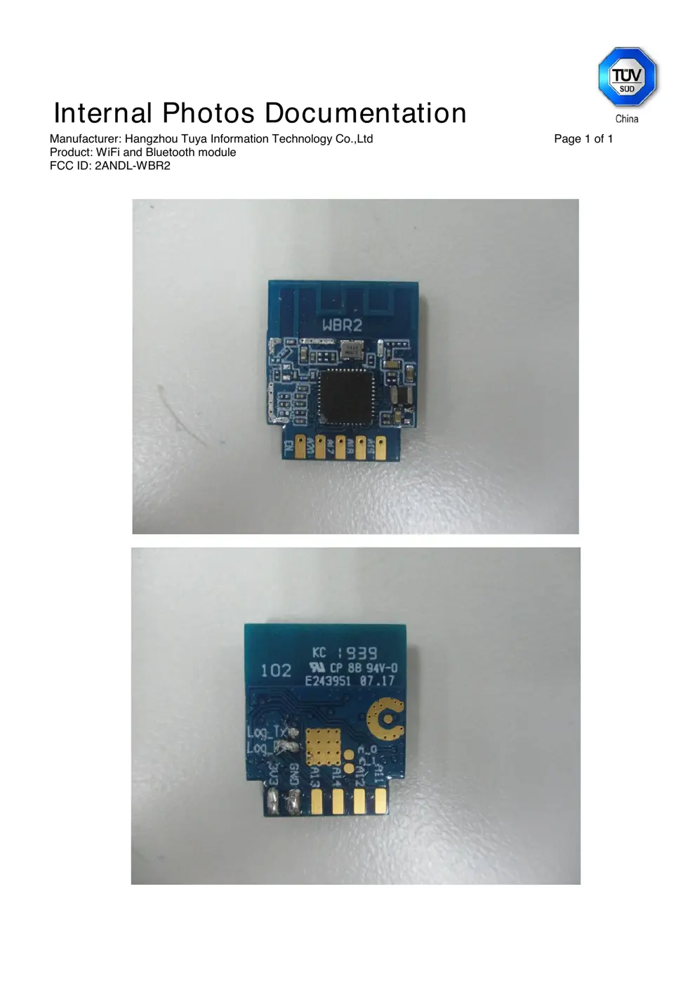 WBR2 Reset & Teardown (FCC ID 2ANDL-WBR2)