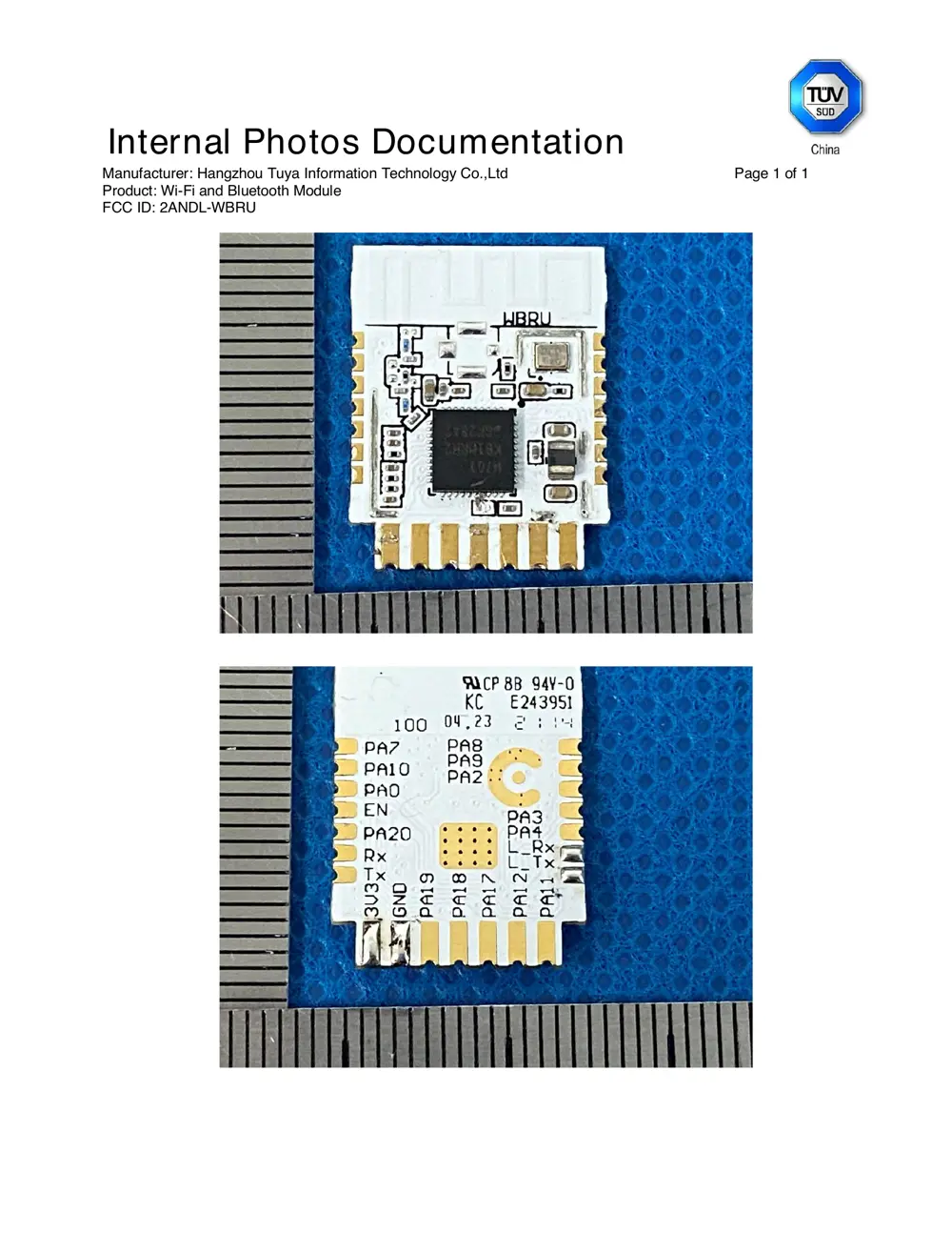 WBRU Reset & Teardown (FCC ID 2ANDL-WBRU)