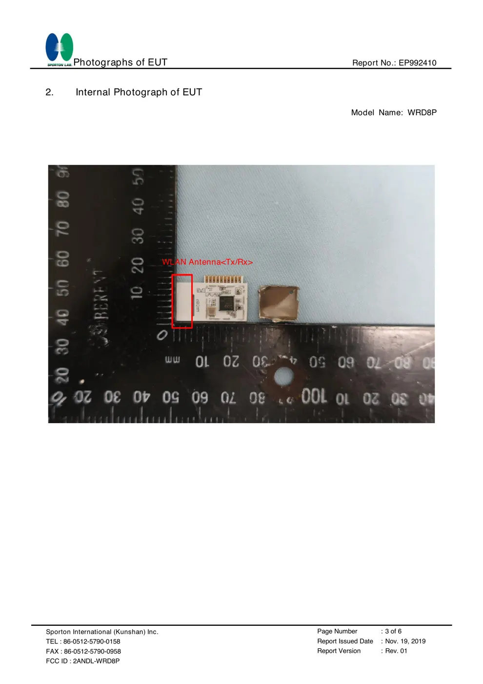 WRD8P Reset & Teardown (FCC ID 2ANDL-WRD8P)
