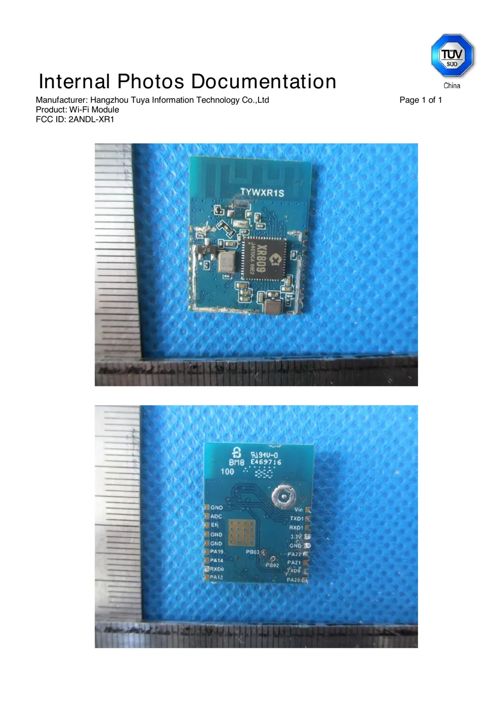 XR1 Reset & Teardown (FCC ID 2ANDL-XR1)