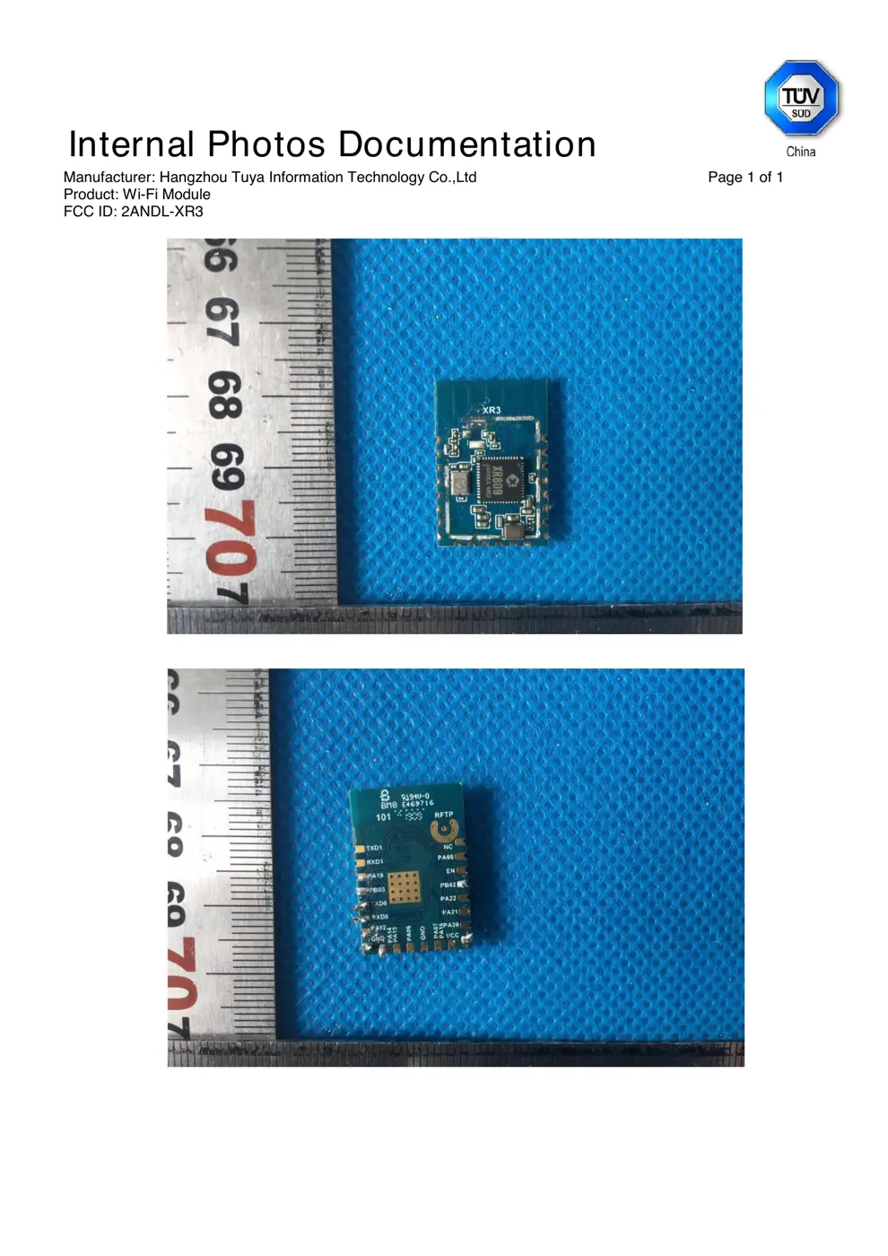 XR3 Reset & Teardown (FCC ID 2ANDL-XR3)