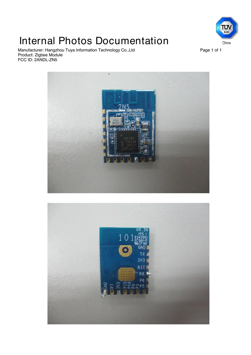 ZN5 Reset & Teardown (FCC ID 2ANDL-ZN5)